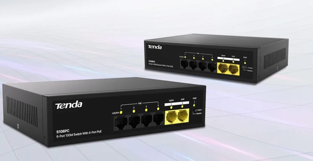 TENDA S106PC SWT S106PC 6 Port 100M 4 Port PoE Switch.jpg