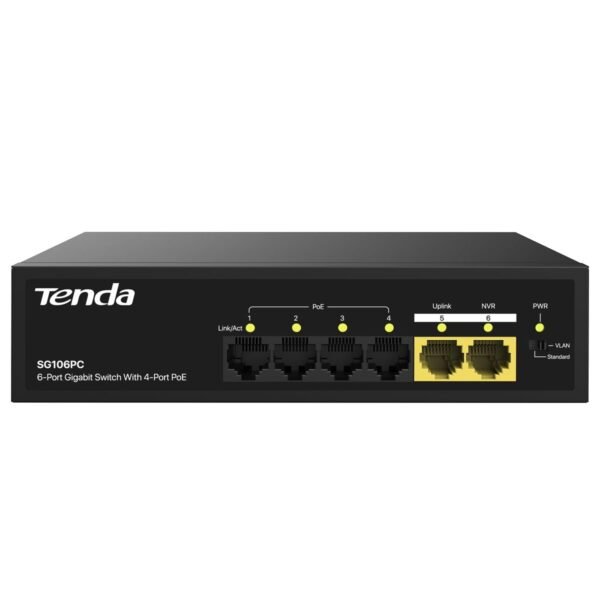 TENDA SG106PC SWT TENDA 6 Port Gigabit Lite PoE SwitcH.jpg